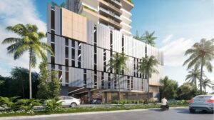 Image of the outside of the Nogal building in Costa del Este