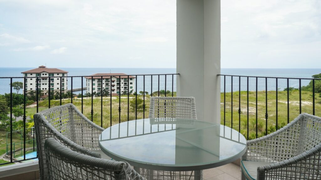 Image of balcony at a condo in Ensenada