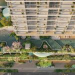 Image of building and swimming pool in Bioma