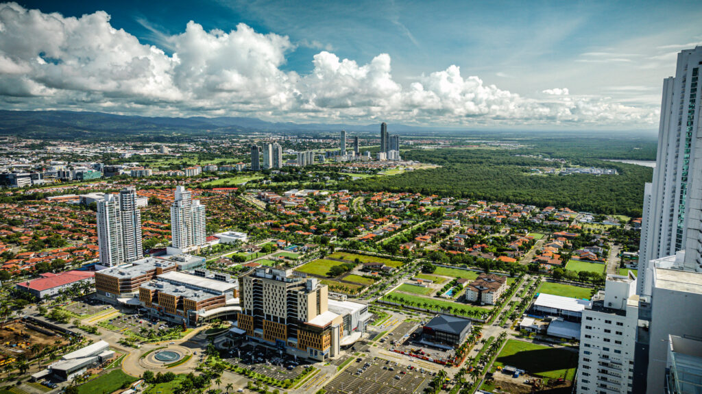 Views of Costa del Este from the Tagua building