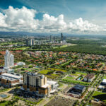 Views of Costa del Este from the Tagua building in Costa del Este