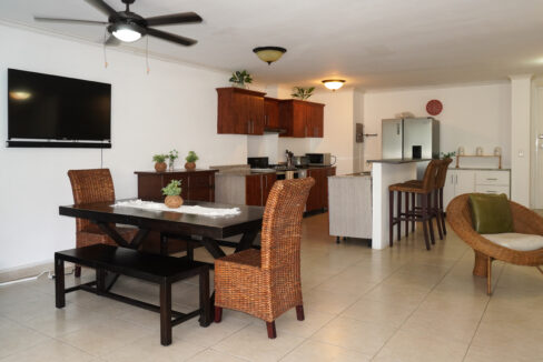 Image of living dining room in this condo for rent in Coronado Country Club