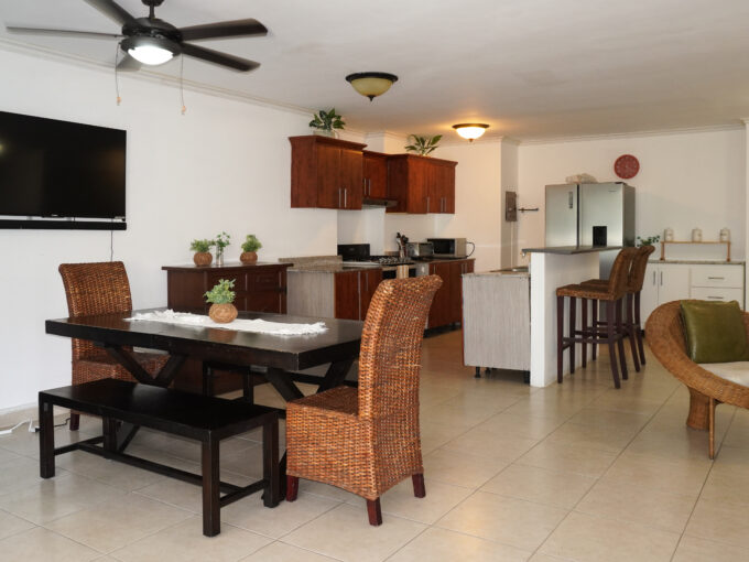 Image of living dining room in this condo for rent in Coronado Country Club