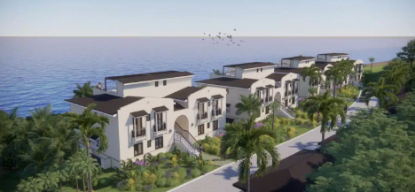 Image of a render of the Fragata project in Ensenada