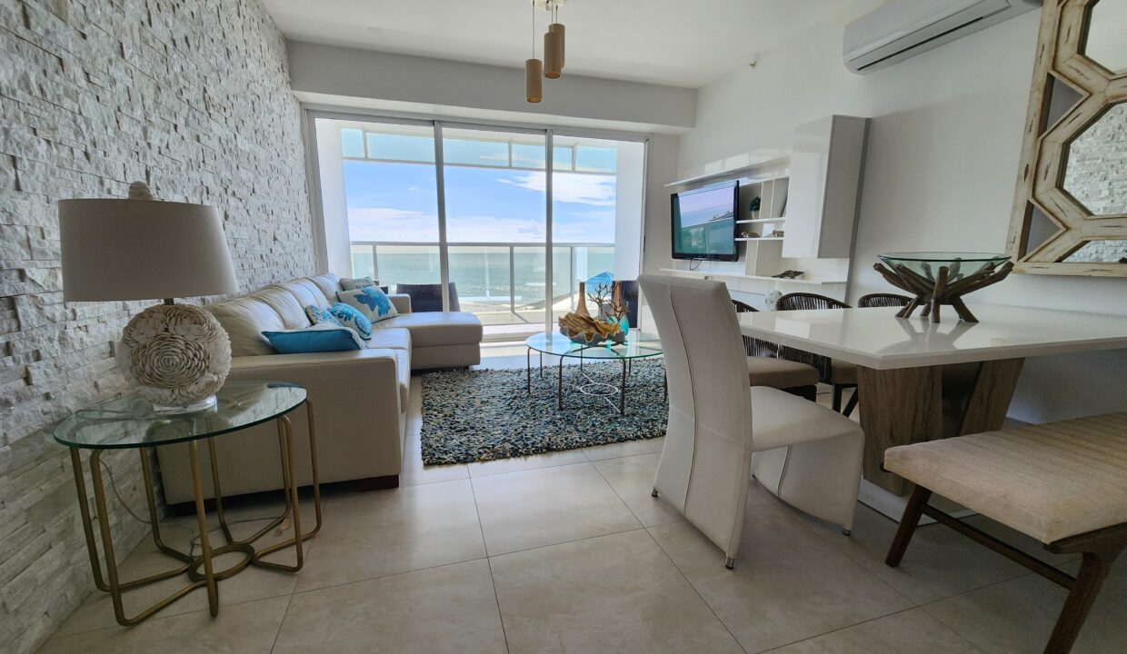 Oceanfront Ocean Waves Gorgona Panama condo for sale
