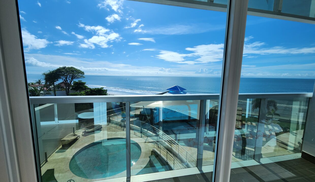 Oceanfront Ocean Waves Gorgona Panama condo for sale