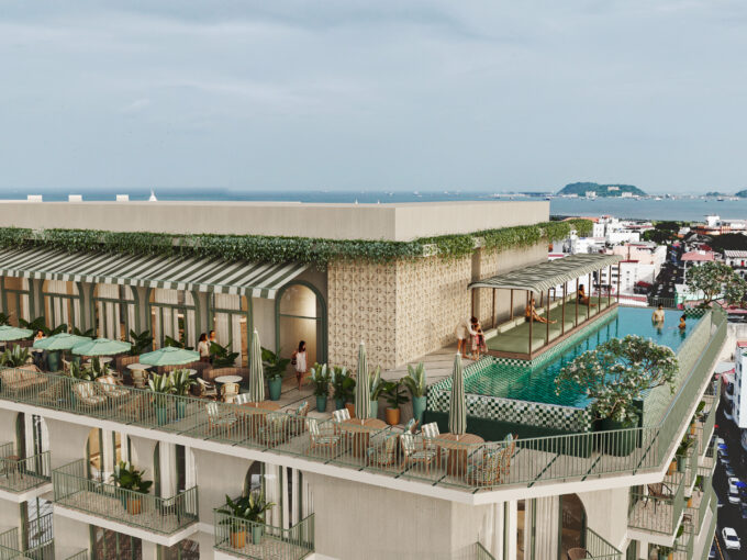 Image of the rooftop pool in this Income-Generating Condo in Santa Ana