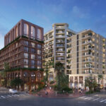 Image of the outside of the Gran Central project in Santa Ana