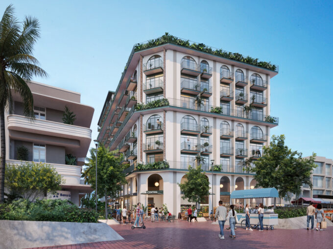 Image of the exterior of Gran Central in Santa Ana