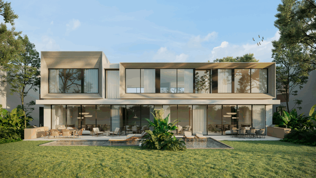 Image of the outside of this duplex in Bosco Di Santa Maria