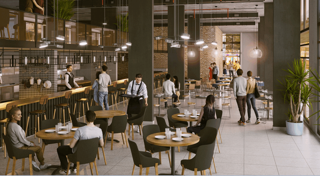 Image of the onsite restaurant in Armonia