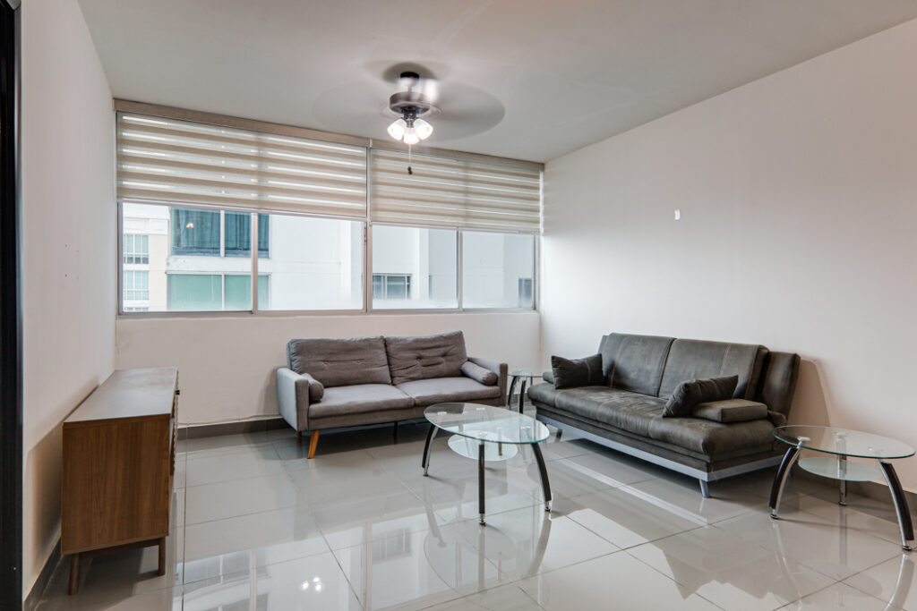 Image of living area in this condo for sale in Quartier 74