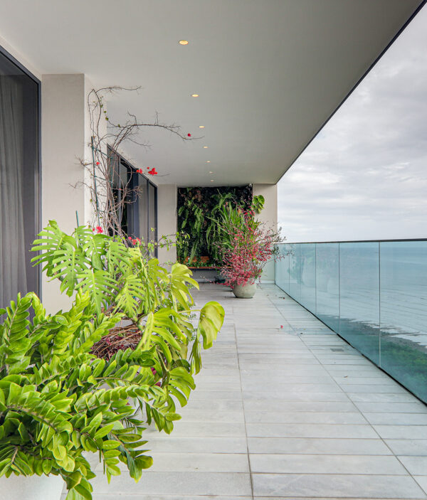 Image of balcony with ocean view in this condo for sale in Upper East