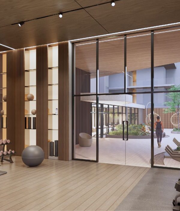 Image of the gym in Allure at Punta Pacifica
