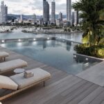 Image of swimming pool in this Model C Condo for Sale at Aquapoint, Punta Paitilla