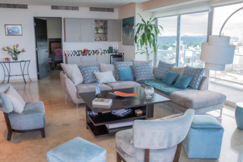 Image of living area with table and chairs in this condo for sale in Destiny
