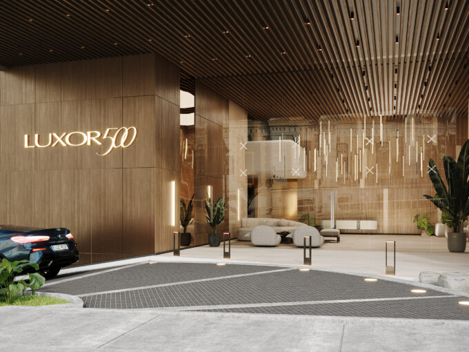 Image of the outside of this Model C condo for sale in Luxor 500