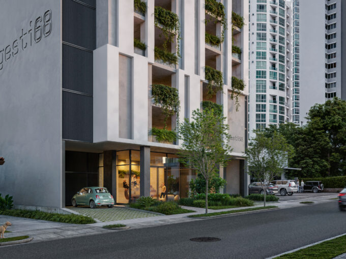 Image of the outside of the Gesti 68 building