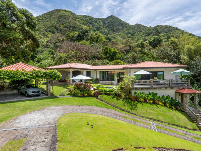 Facade in this Luxury Hilltop Estate For Sale in El Valle De Anton