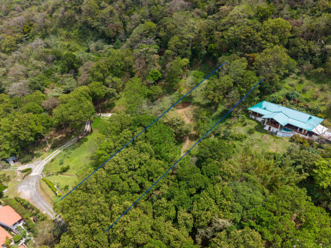 Drone photo in this Spacious Elevated Lot Overlooking El Valle