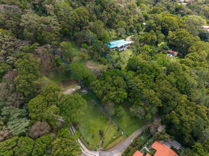 Drone Photo in this Spacious Elevated Lot Overlooking El Valle
