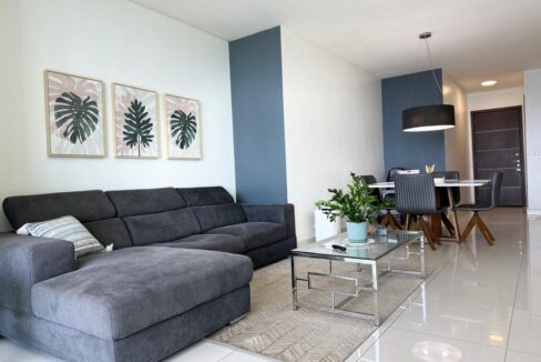 Living room in this condo for rent in Allure at the Park