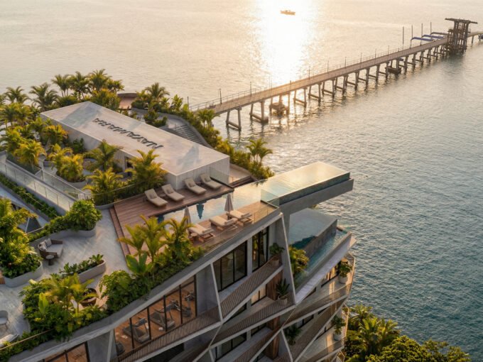 Image of the outside of Nayamara with ocean views