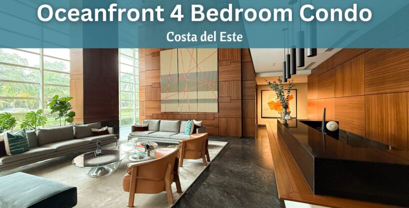 Apartamento Frente al Mar de 4 Recámaras en Venta en Marea Costa del Este