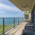 Image of balcony with ocean views in this condo for sale in Punta Caelo
