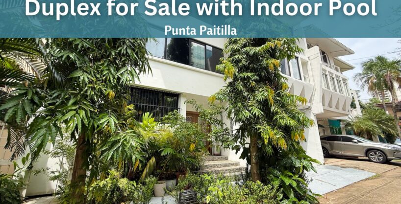 Punta Paitilla Duplex Home for Sale with Indoor Pool and Gym