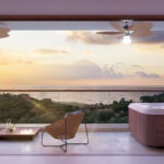 Image of balcony with ocean view in this condo for sale in Puntamare