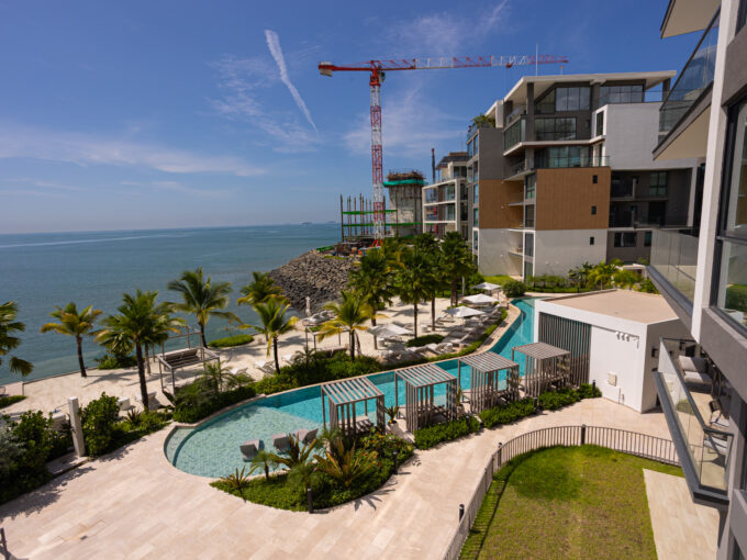 Outside of The Palms in Ocean Reef with views of the ocean