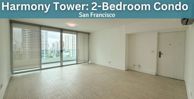 Harmony Tower: Bright 2-Bedroom Apartment for Rent with City Views in San Francisco